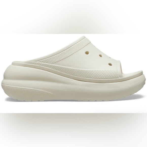 CROCS Shoes - Crocs Unisex Adult Crush Slide in Bone Men’s Size 8, Women’s Size 10